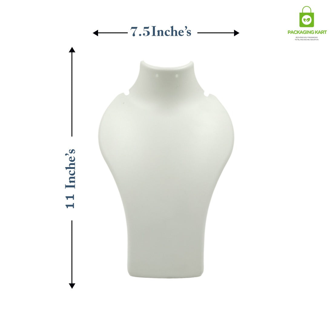 Black Plastic Fibre Jewellery Display Statue – Elegant Neck Stand