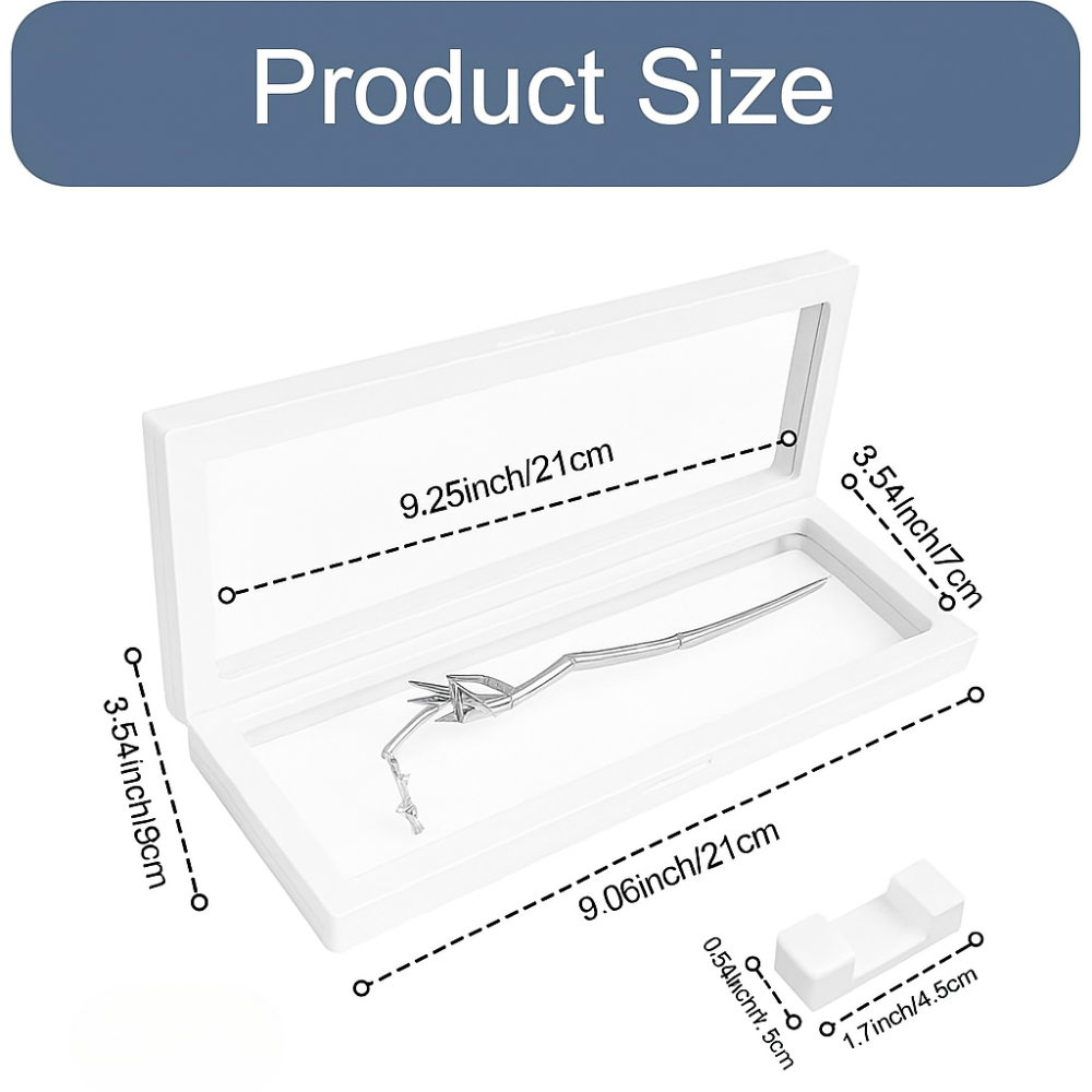 9X23 Jewellery Floating Frame Display Box ā 3D Effect for Rings & Pendants