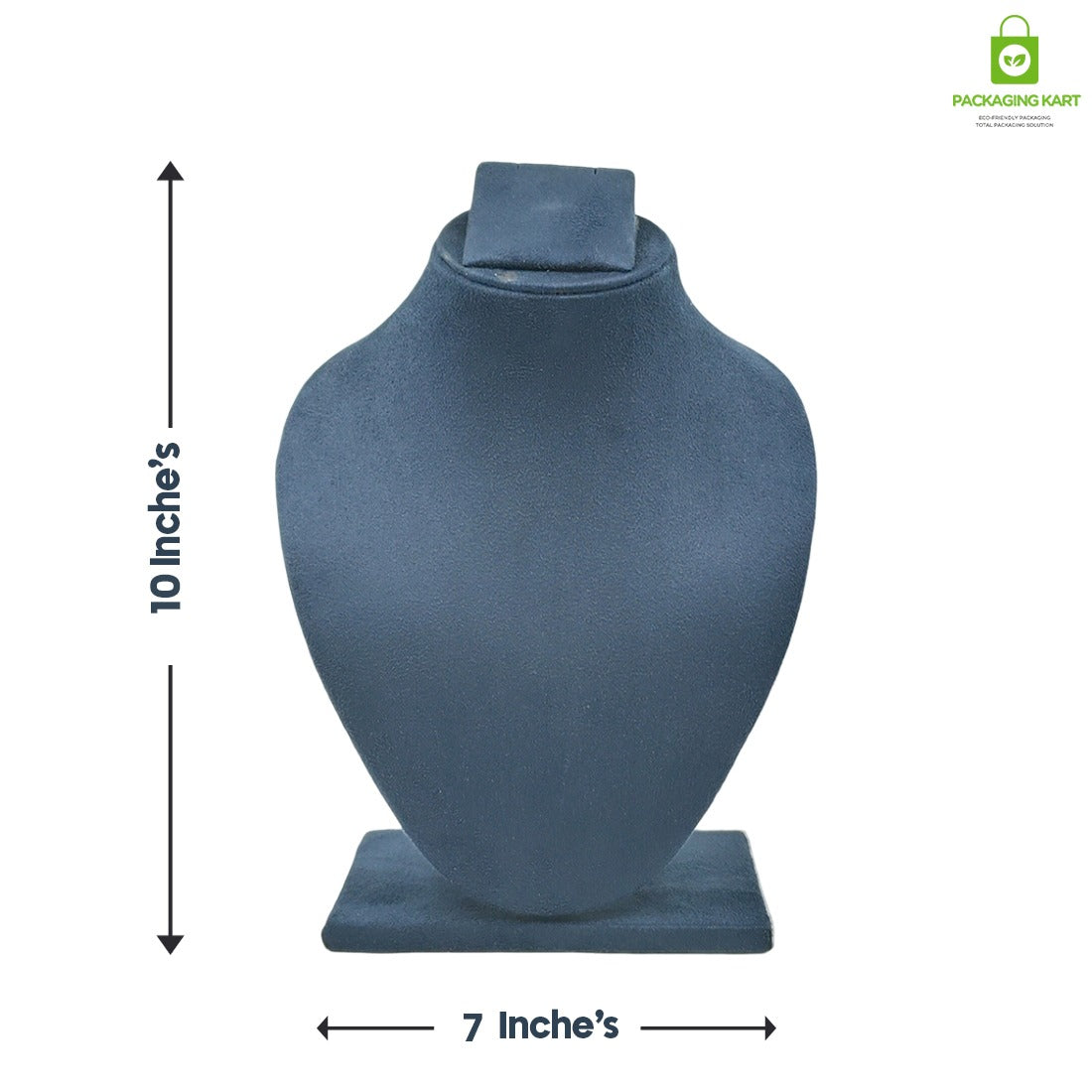 Black Velvet Jewellery Display Bust – Necklace & Pendant Stand