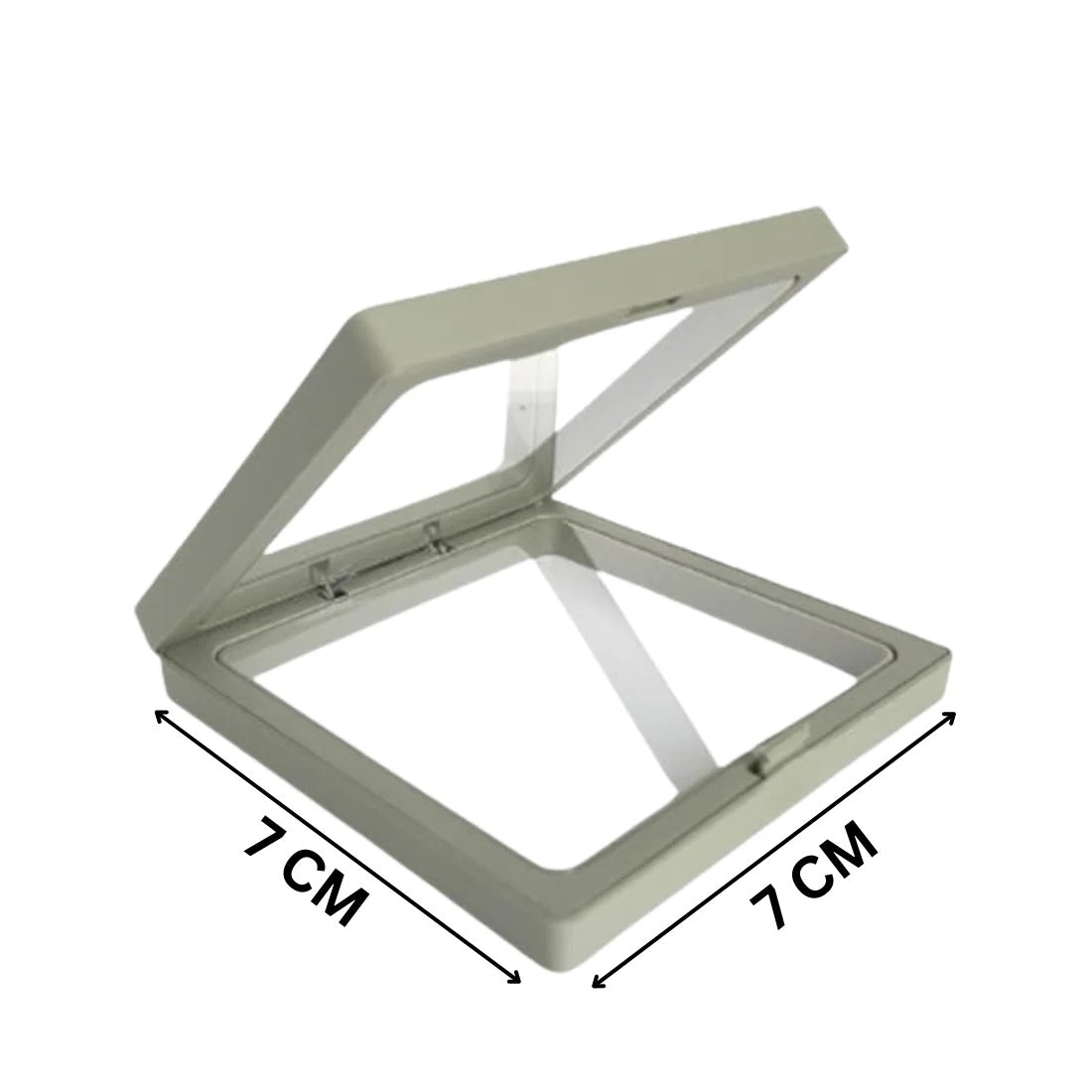 7X7 Jewellery Floating Frame Display Box ā 3D Effect for Rings & Pendants