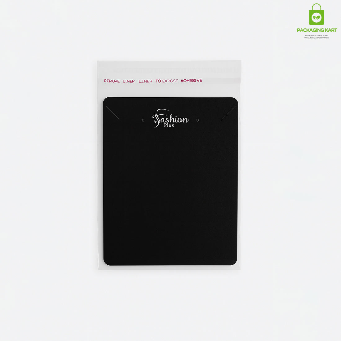 Fashion Jewellery Set Card in Black for Elegant Packaging