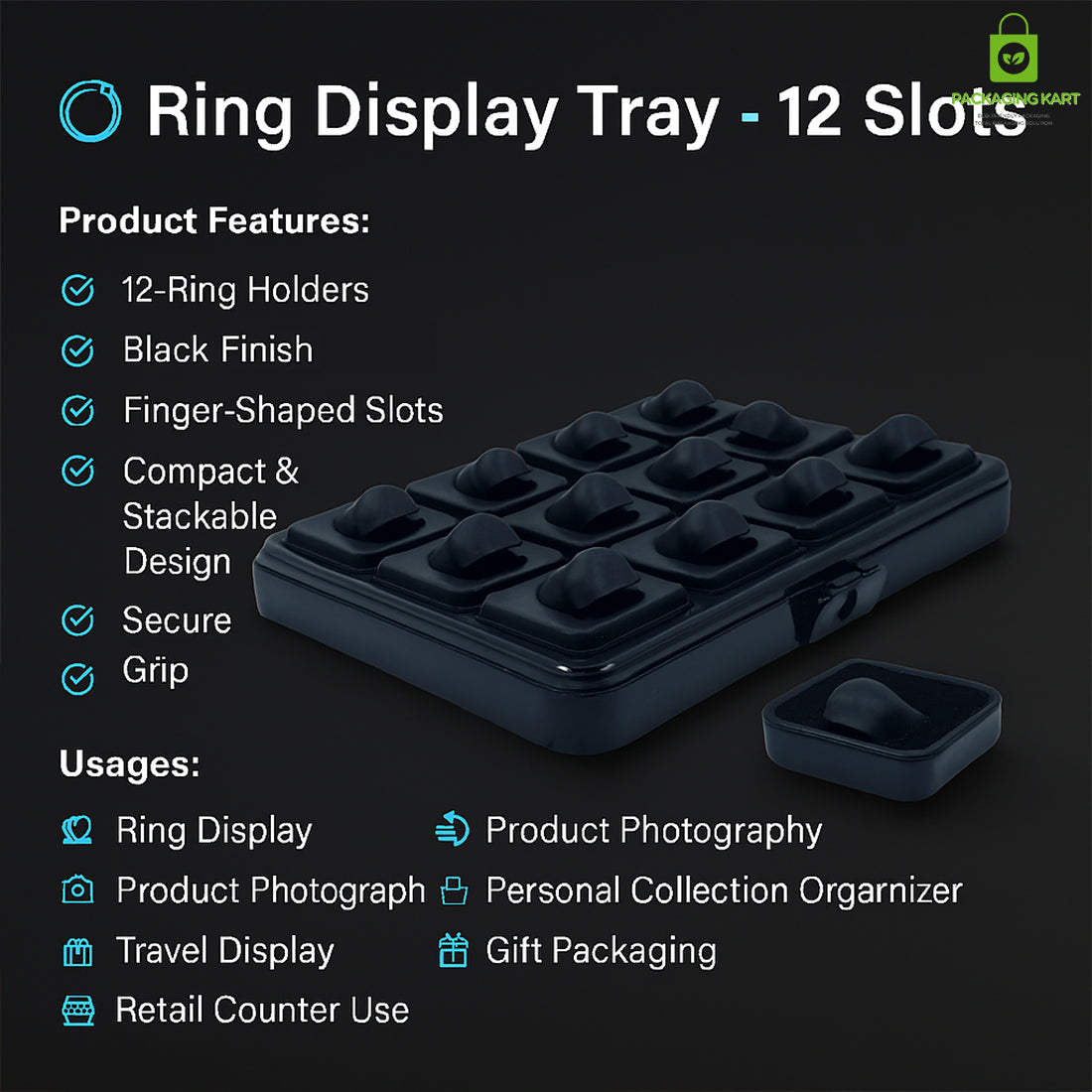 Plastic Jewellery Box for Ring – Elegant & Durable Storage