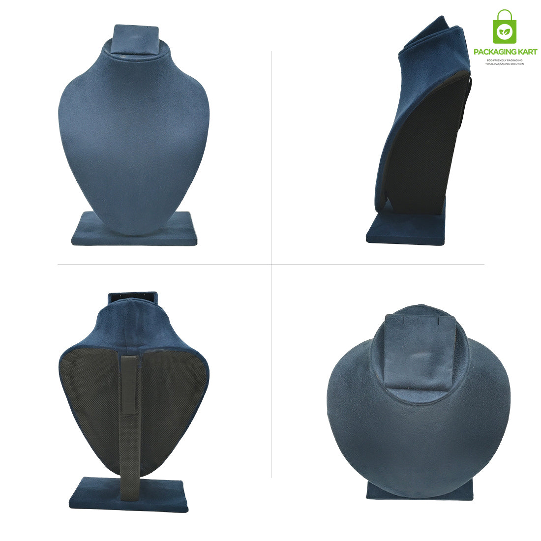 Black Velvet Jewellery Display Bust – Necklace & Pendant Stand