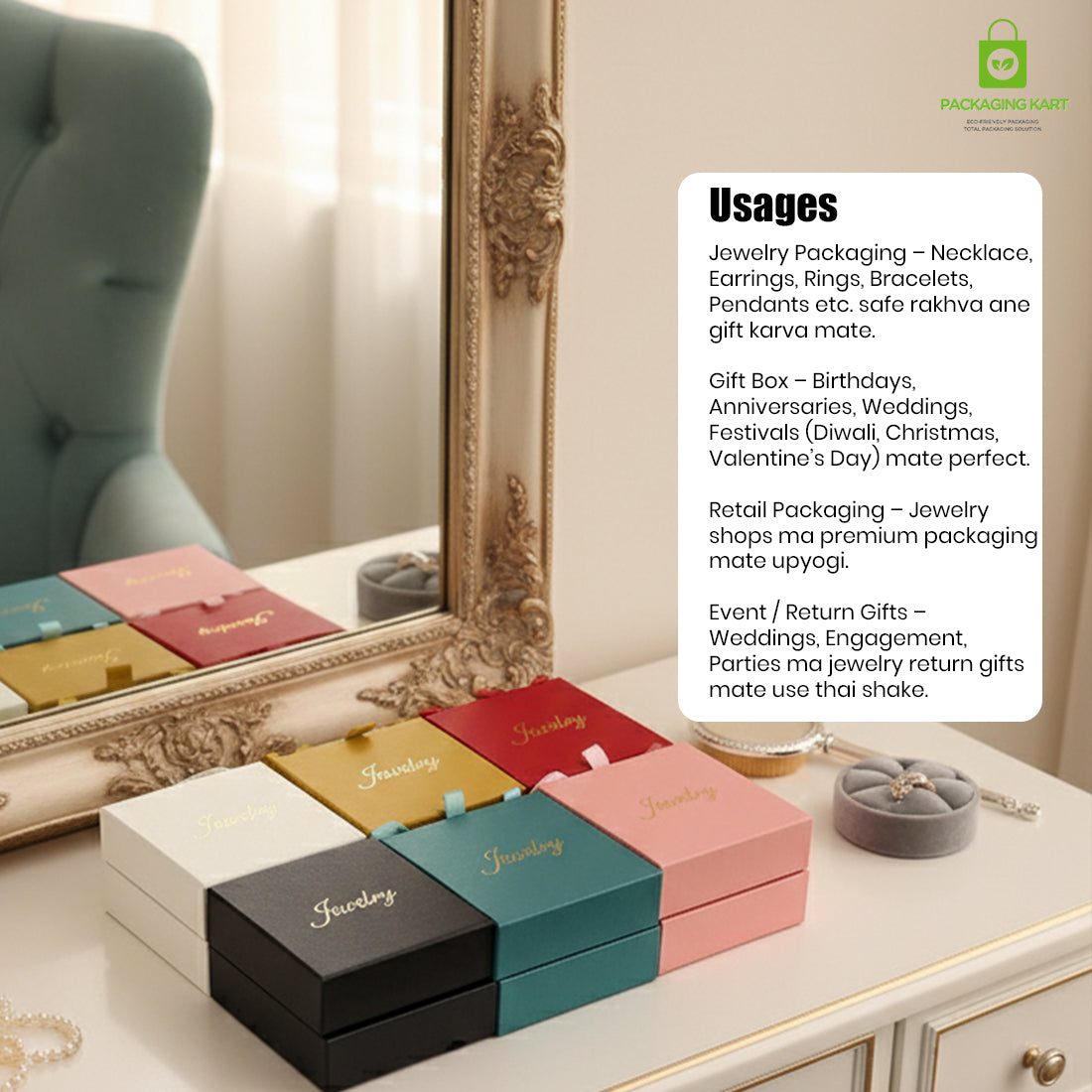 Fancy 12 Pcs Jewellery Organizer Paper Box – Stylish Gift Packaging