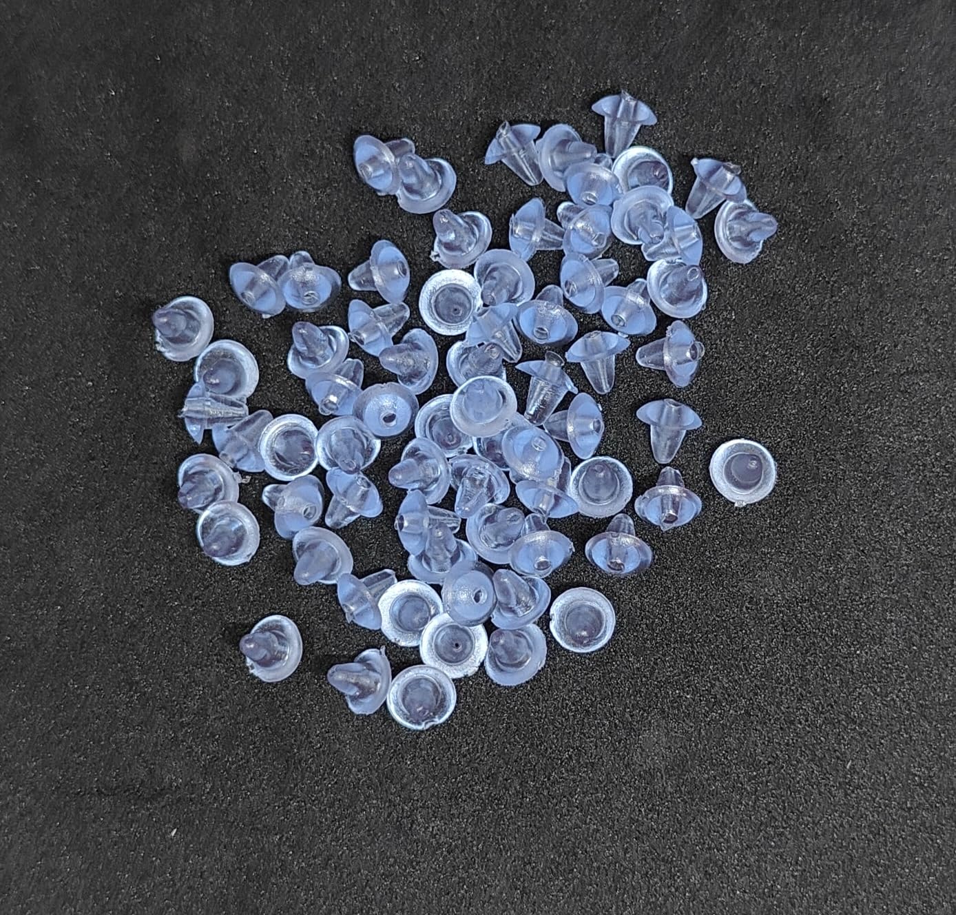 Heavy Duty Silicone Earring Patch Blue – Bulk 1000 Pieces