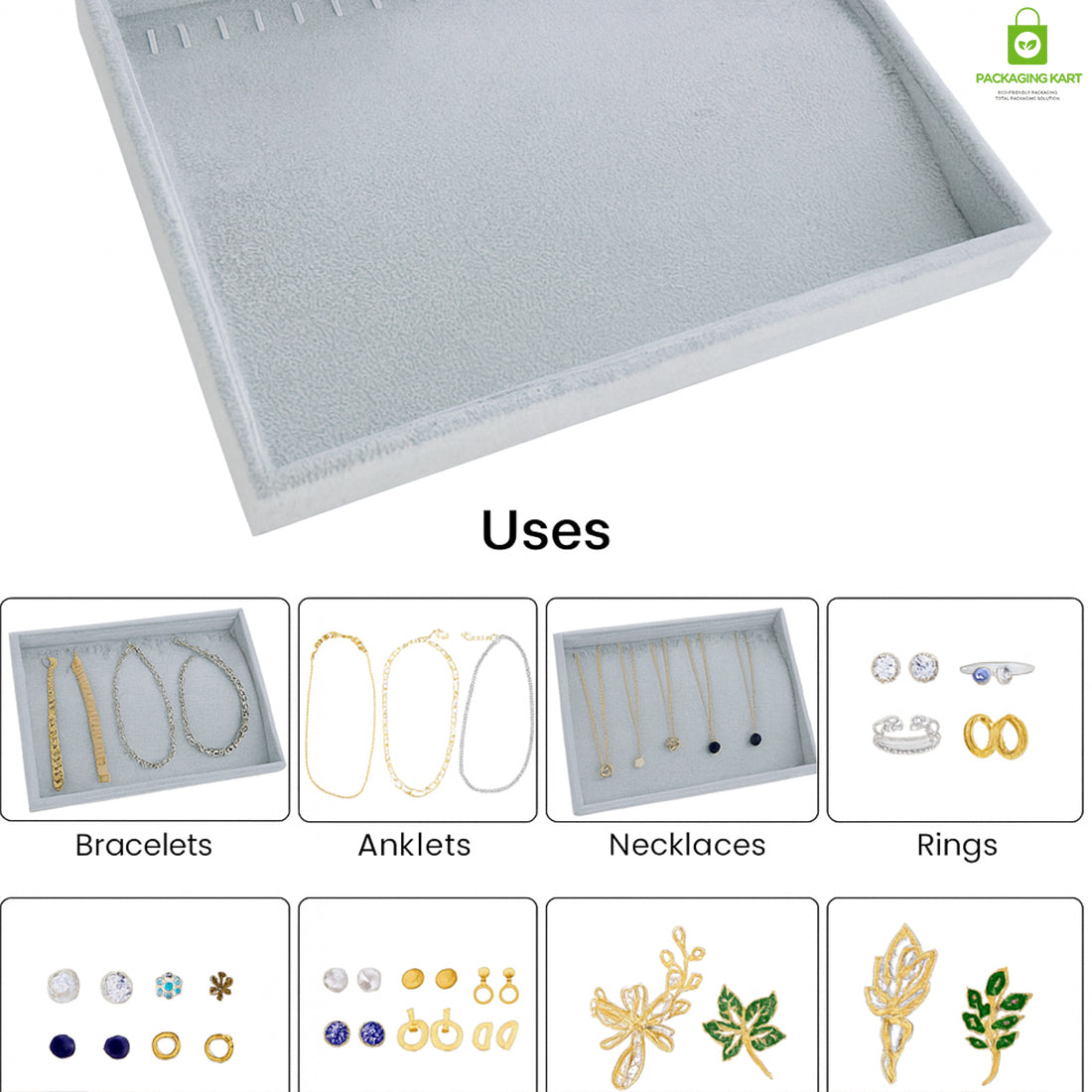 Premium Grey Chain for Jewellery Tray & Showcase