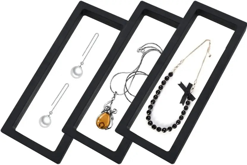 9X23 Jewellery Floating Frame Display Box ā 3D Effect for Rings & Pendants