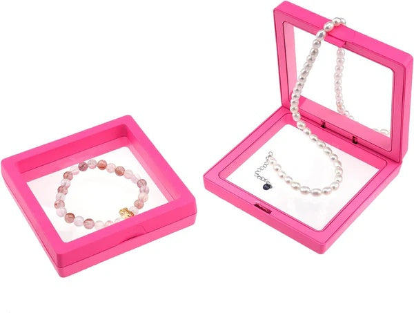 9X9 Jewellery Floating Frame Display Box – 3D Effect for Rings & Pendants