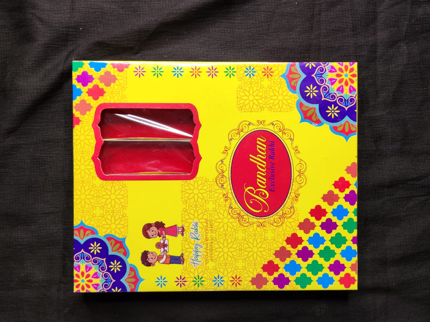 Traditional Rakhi Card and Gift Box Set | Beautiful Raksha Bandhan Packaging