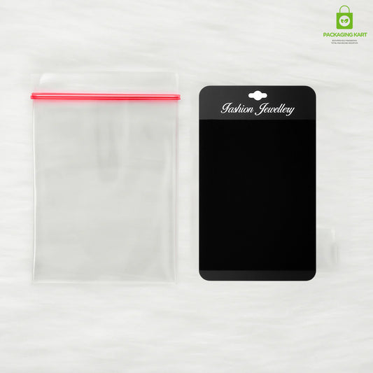 Black Velvet Jewellery Card | Premium Earring & Pendant Display