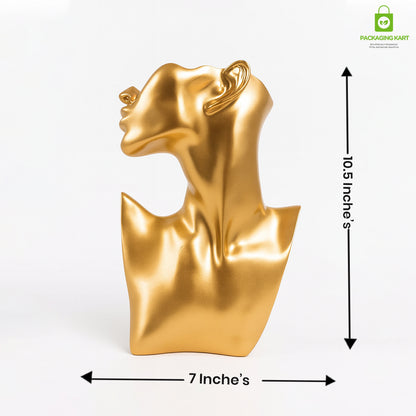 Premium Golden Mannequin Statue for Jewellery Shops & Exhibitions