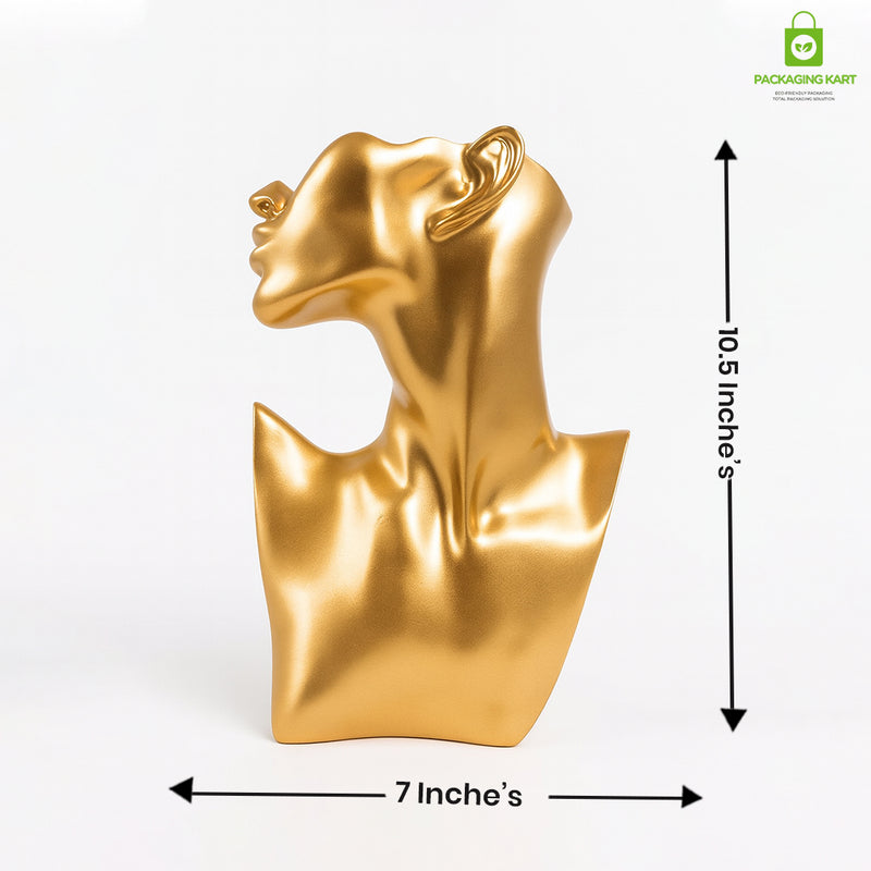 Premium Golden Mannequin Statue for Jewellery Shops & Exhibitions