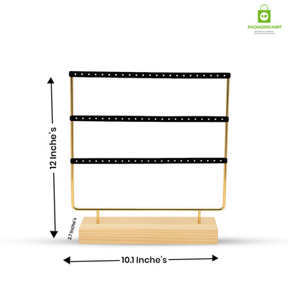Yellow Earrings Tray Holder – Fancy & Durable Jewelry Organizer