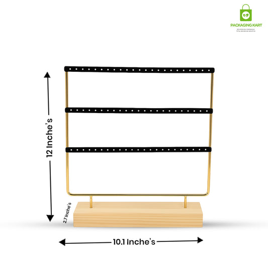 Yellow Earrings Tray Holder – Fancy & Durable Jewelry Organizer