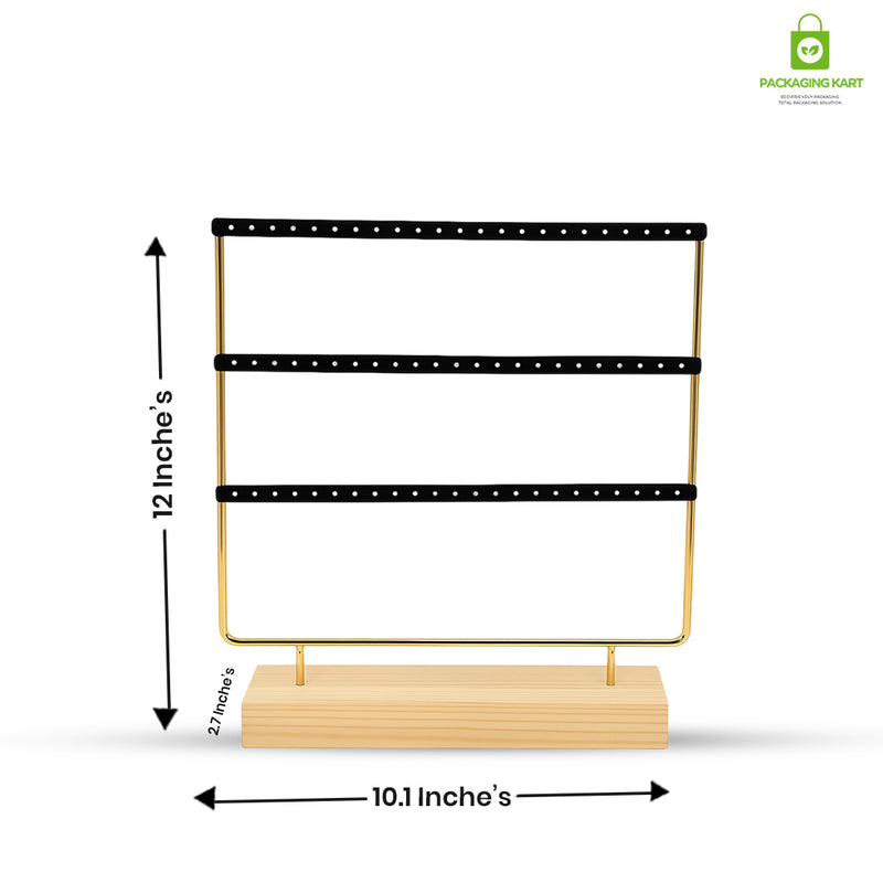 Yellow Earrings Tray Holder – Fancy & Durable Jewelry Organizer