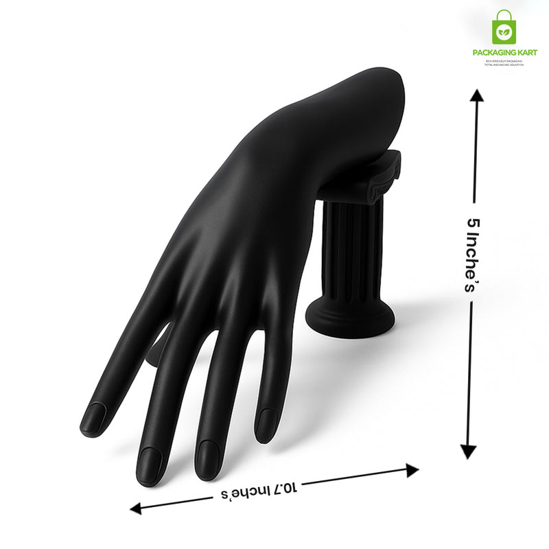 Premium Black Hand Statue Jewellery for Rings, Bracelets & Accessories