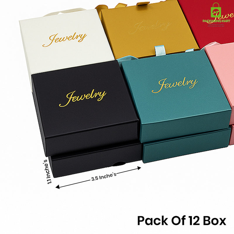 Fancy 12 Pcs Jewellery Organizer Paper Box – Stylish Gift Packaging