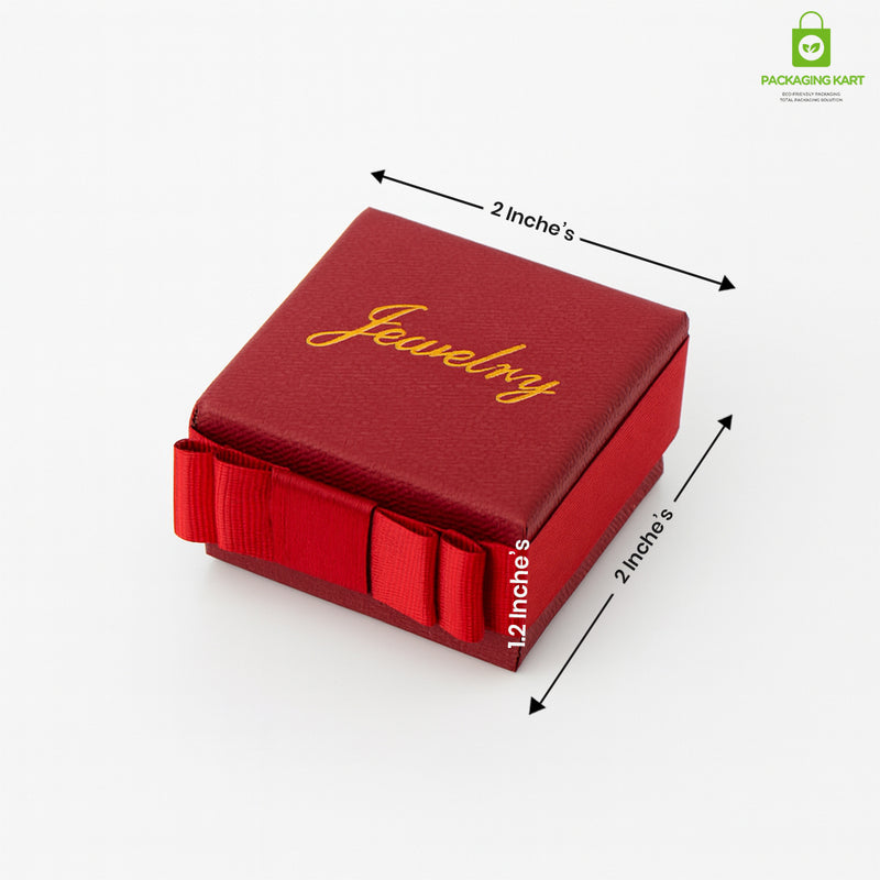 Red Multi-Layer Jewellery Box with Lock – Safe & Durable