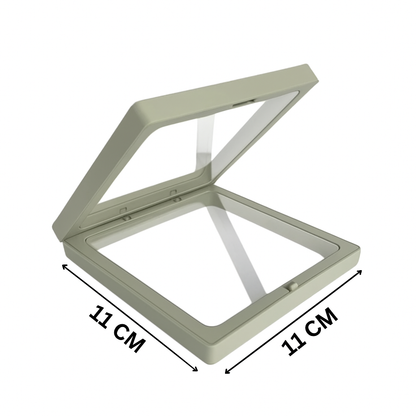 11X11 Jewellery Floating Frame Display Box – 3D Effect for Rings & Pendants