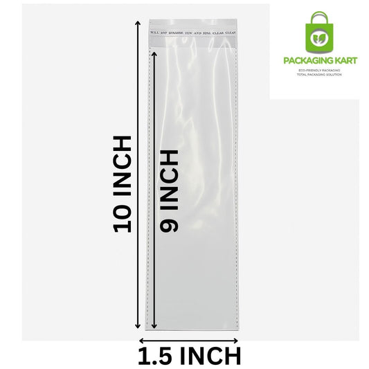 1.5X10 High-Quality 51 Micron BOPP Self-Seal Bags for Jewellery Packaging
