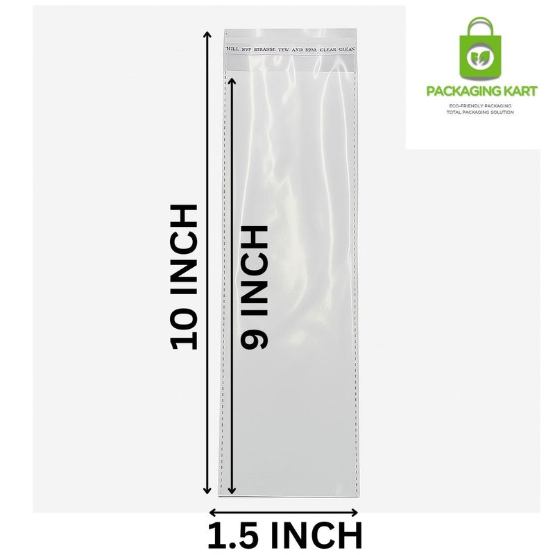 1.5X10 High-Quality 51 Micron BOPP Self-Seal Bags for Jewellery Packaging