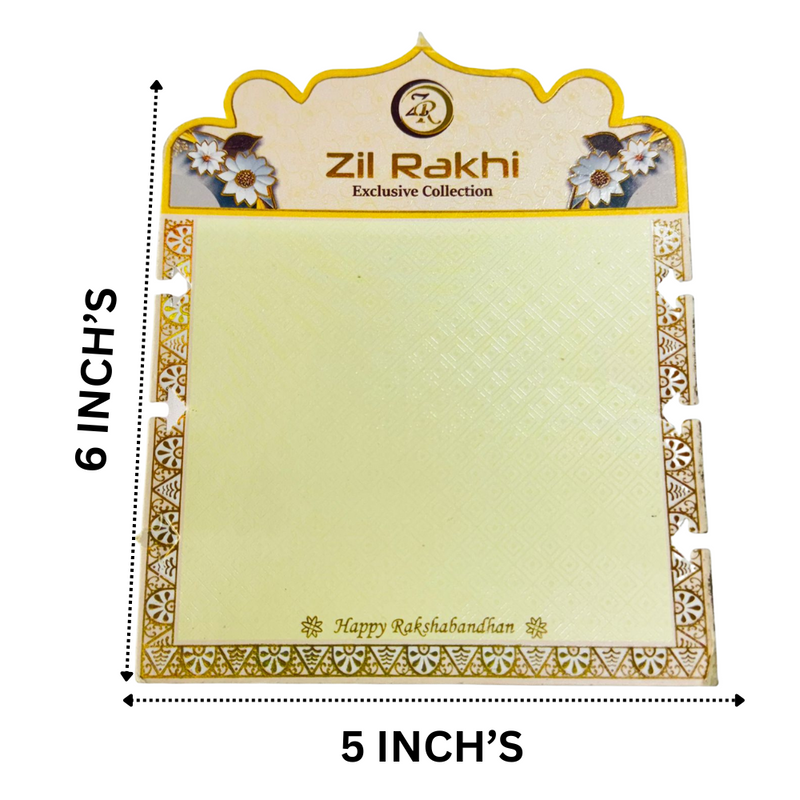 Elegant Fancy Rakhi Card for Brother – Raksha Bandhan Special