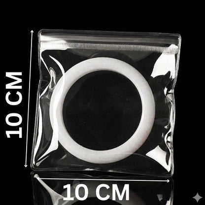 Transparent Jewellery Storage Pouches | Clear PVC Zip Lock Covers for Rings, Earrings, Necklaces & Accessories | Durable Jewellery Organizer Bags