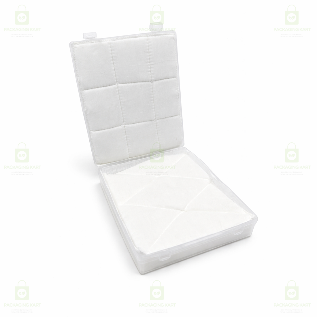 Multipurpose Plastic Jewellery Box with White Cushion Cotton Padding for Rings, Chains & Earrings
