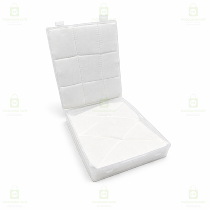 Multipurpose Plastic Jewellery Box with White Cushion Cotton Padding for Rings, Chains & Earrings