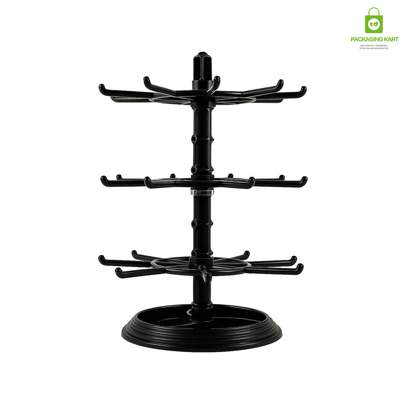 Rotating Earring Display Stand – 360 Degree Jewelry Organizer Rack