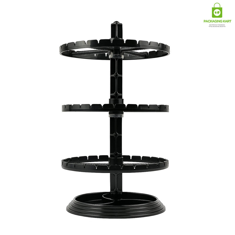 360° Rotating Earrings Stand – Jewelry Display Holder for Studs & Danglers