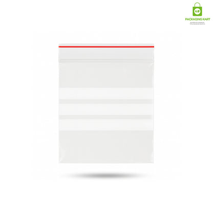 Food Storage Ziplock Bags – 350 Gauge with Label Panel