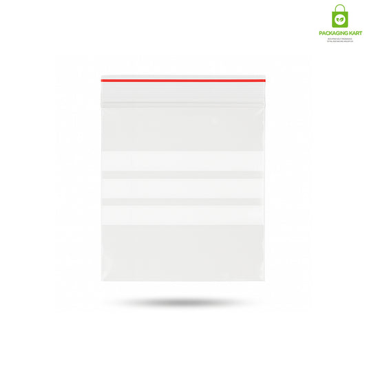 Food Storage Ziplock Bags – 350 Gauge with Label Panel