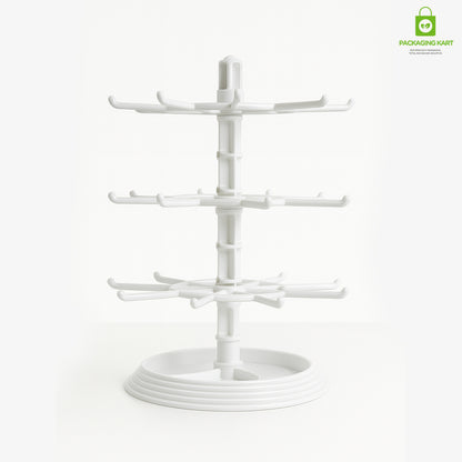 Rotating Earring Display Stand – 360 Degree Jewelry Organizer Rack