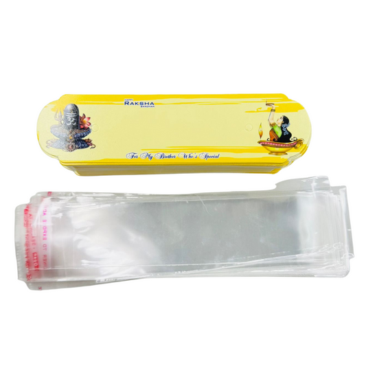 Rakhi Greeting Card Combo with Rakhi Band