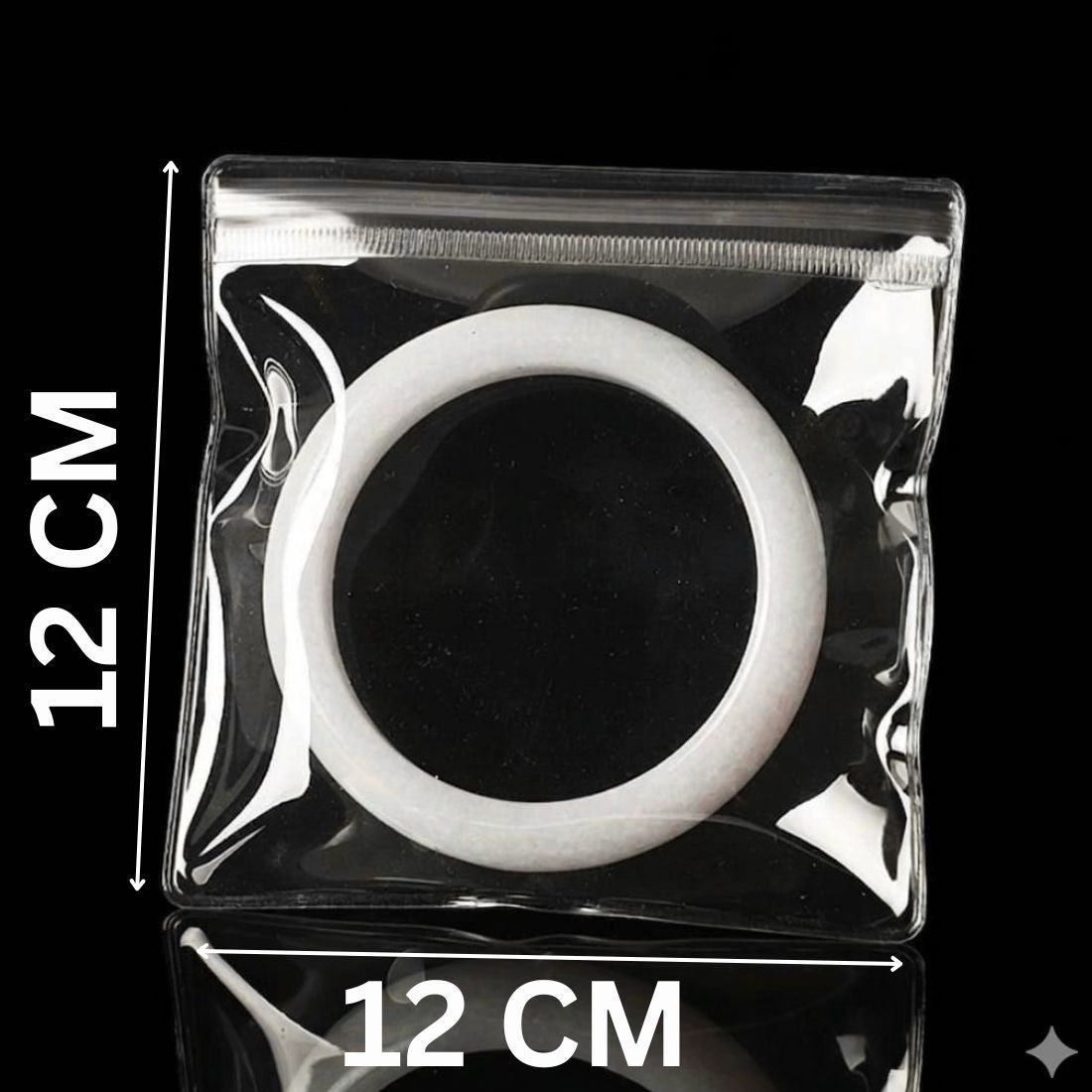 Transparent Jewellery Storage Pouches | Clear PVC Zip Lock Covers for Rings, Earrings, Necklaces & Accessories | Durable Jewellery Organizer Bags