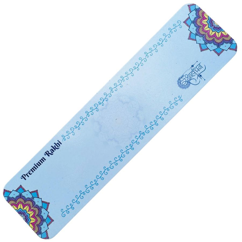 Raksha Bandhan Greeting Card – Traditional Rakhi Design