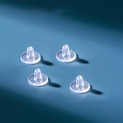 White Silicone Earring Patch for Jewellery – 1000 Pcs Wholesale Pack