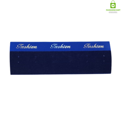 Elegant Blue Velvet Earrings Display Card for Retail & Gifting