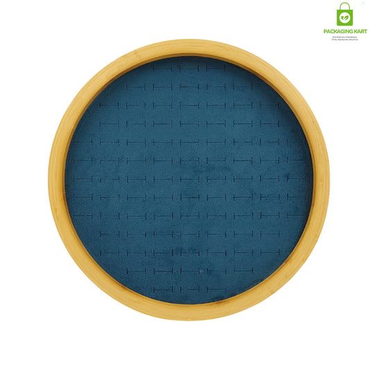 Green Round Ring Display Tray – Elegant Jewellery Organizer