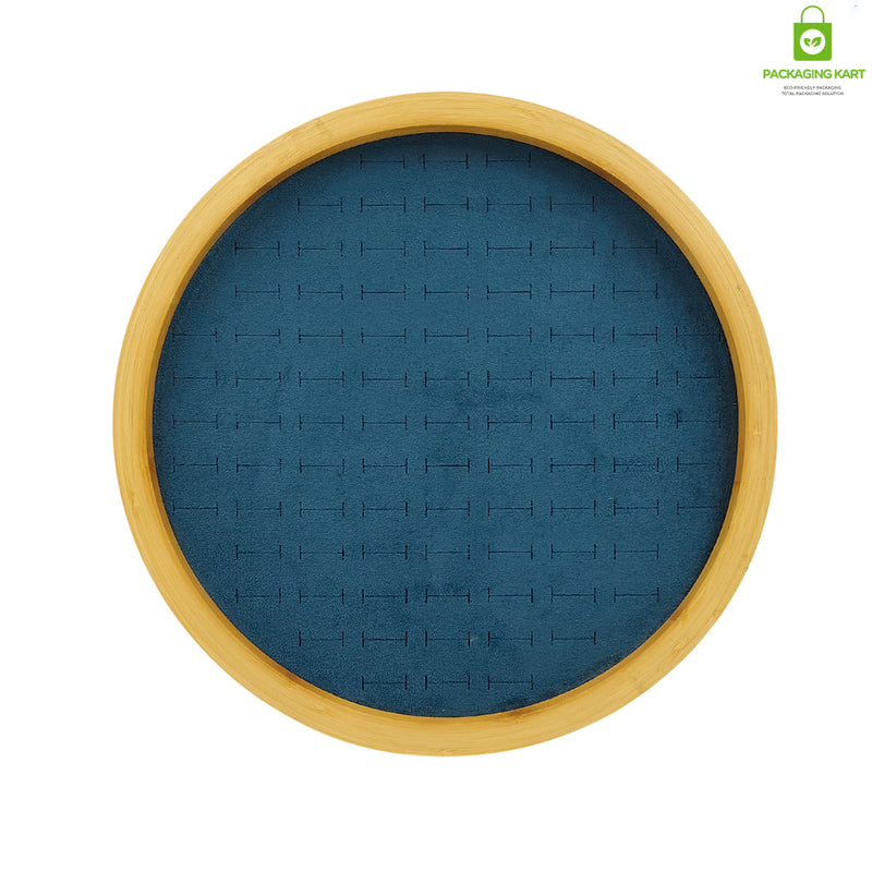 Green Round Ring Display Tray – Elegant Jewellery Organizer