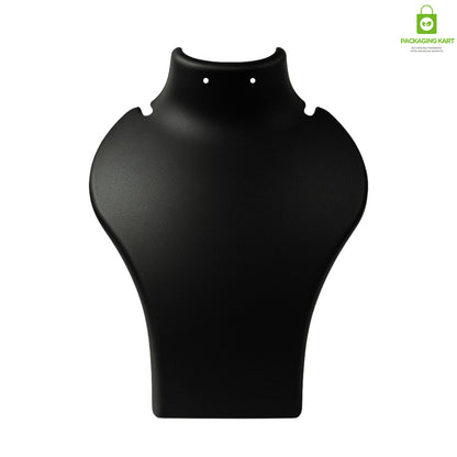 Black Plastic Fibre Jewellery Display Statue – Elegant Neck Stand