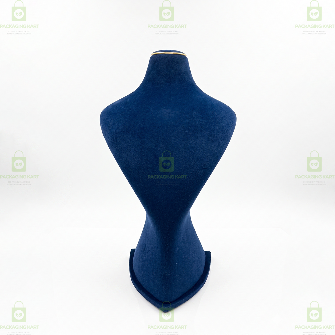 Premium Quality Leather Velvet Necklace Statue for Jewellery Display | Elegant Necklace Stand Holder