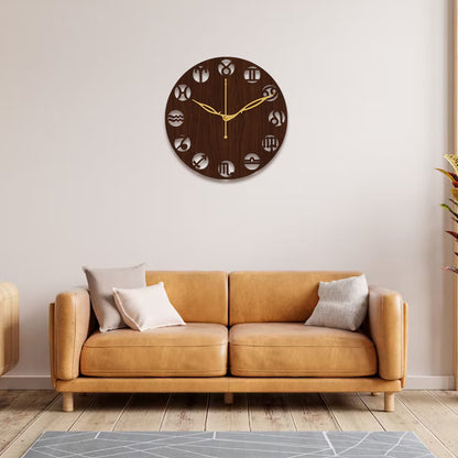 Metal Decorative Wall Clock for Industrial Style