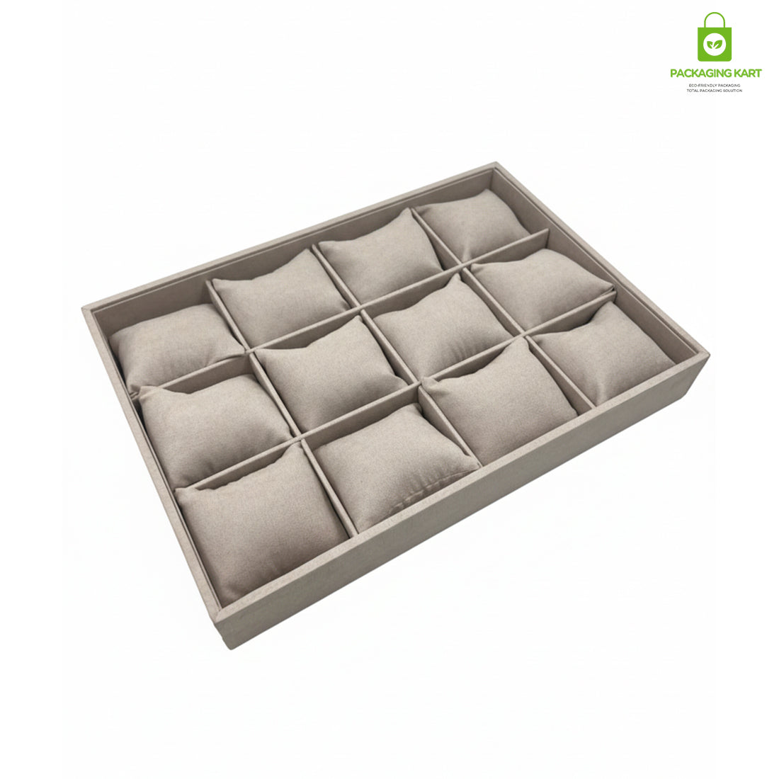 Wooden Jewellery Display Tray for Showroom Use – Watch, Kada & Bracelet (12 Slots)