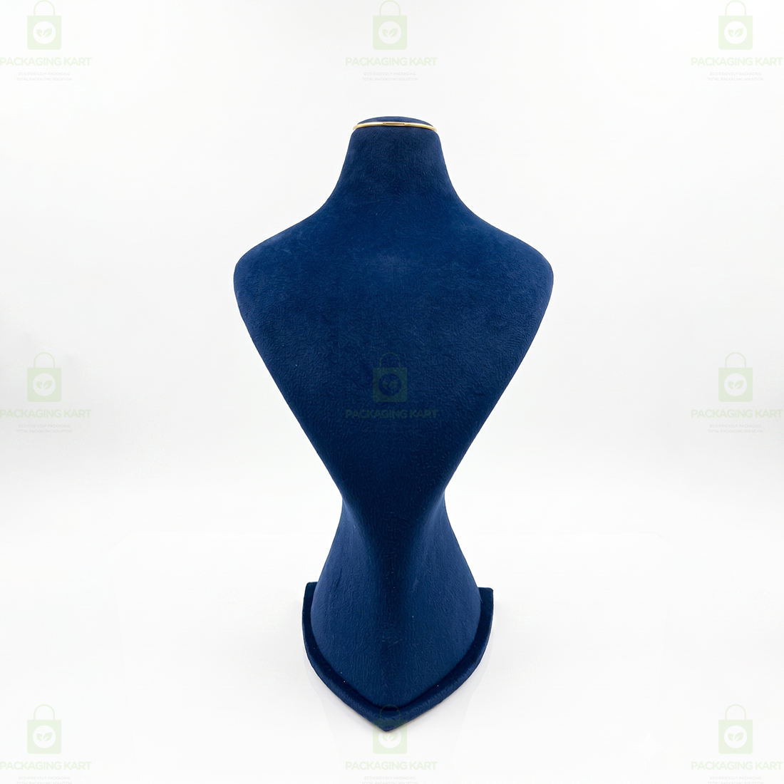 Premium Quality Leather Velvet Necklace Statue for Jewellery Display | Elegant Necklace Stand Holder