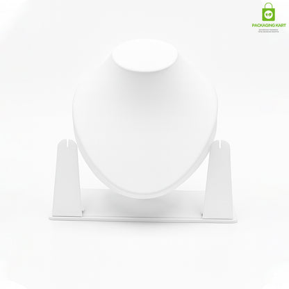 White Plastic Jewellery Display Statue – Elegant Stand for Necklaces