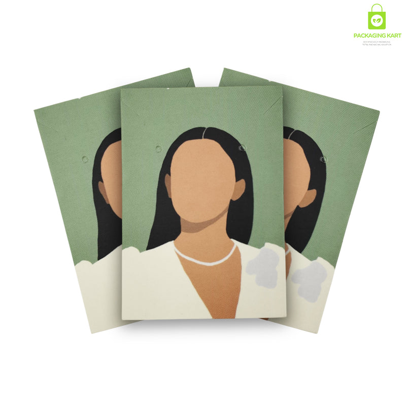 Chain Pendant and Mangalsutra Holder Card for Packaging