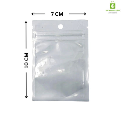 Premium White Zipper Bags for Kitchen Food Storage