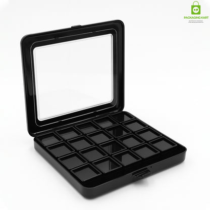 Black Plastic Jewellery Box – Set of 20 for Retail & Personal Use